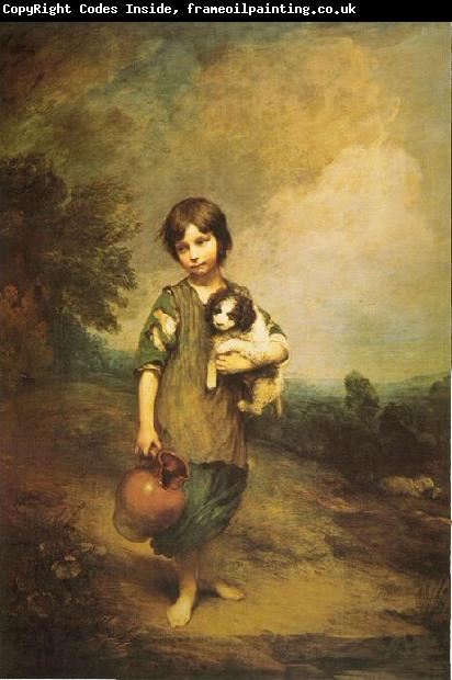 Thomas Gainsborough A Cottage Girl with Dog and Pitcher